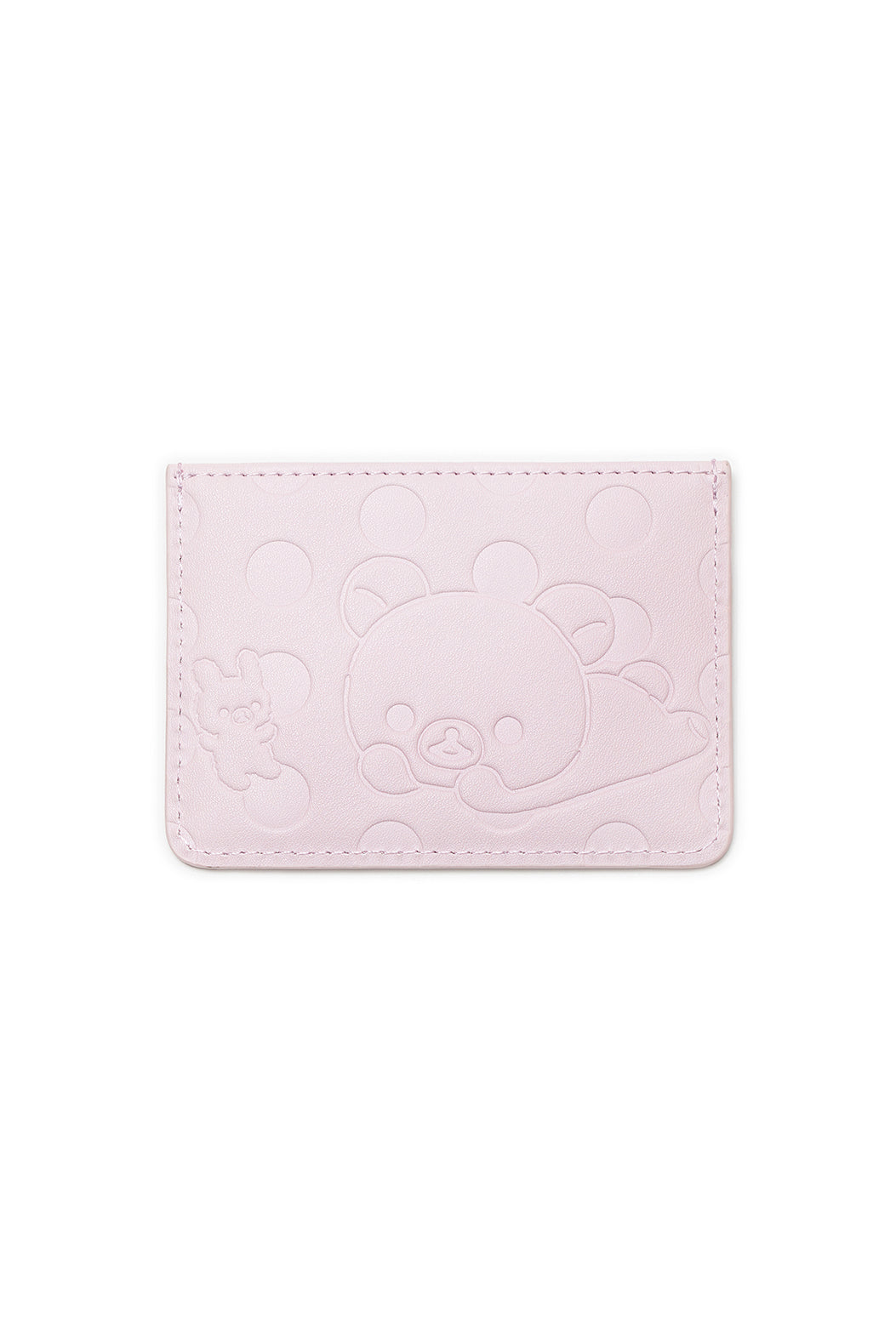 Korilakkuma dot card wallet (Pink)