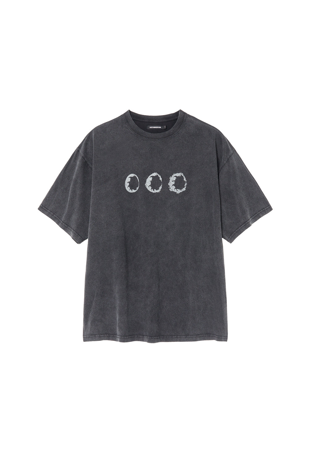 Floral Egg Tee 1/2 Black