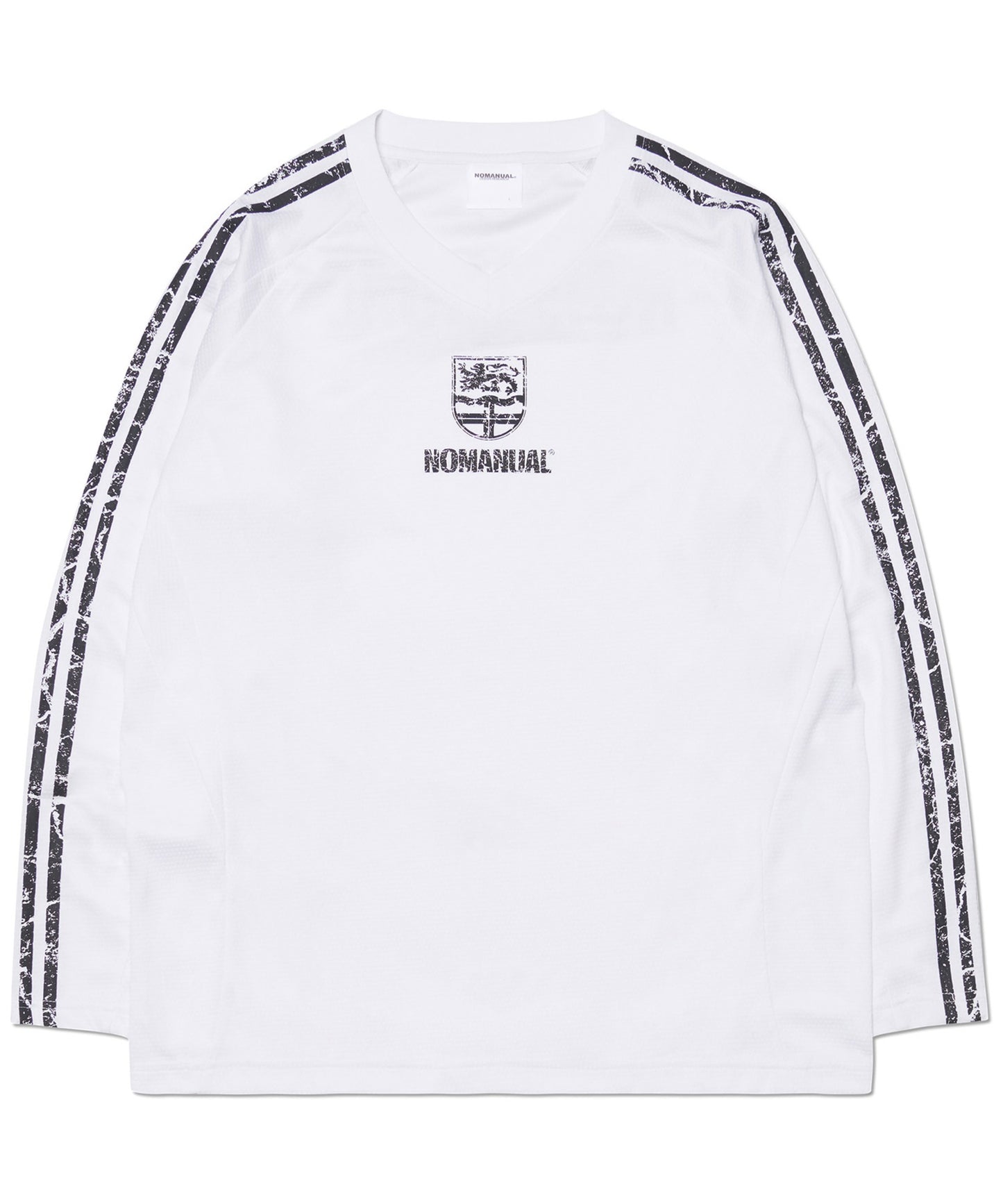 CRACKED LINE LONG SLEEVE UNIFORM - WHITE