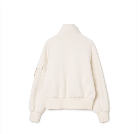 JERSEY SHORT BOMBER JACKET / 2 COLOR