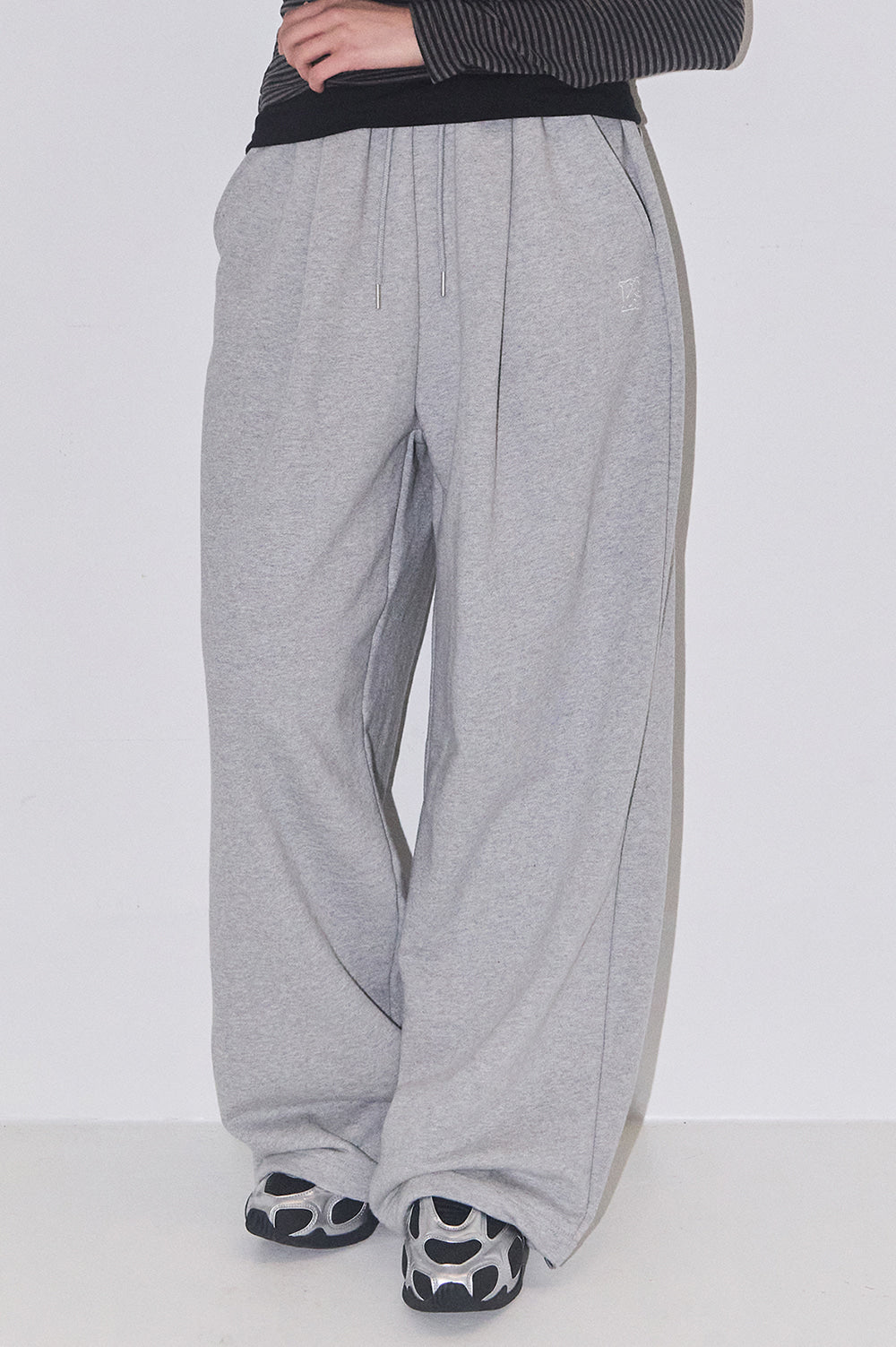129 Basic Sweat Pants Melange