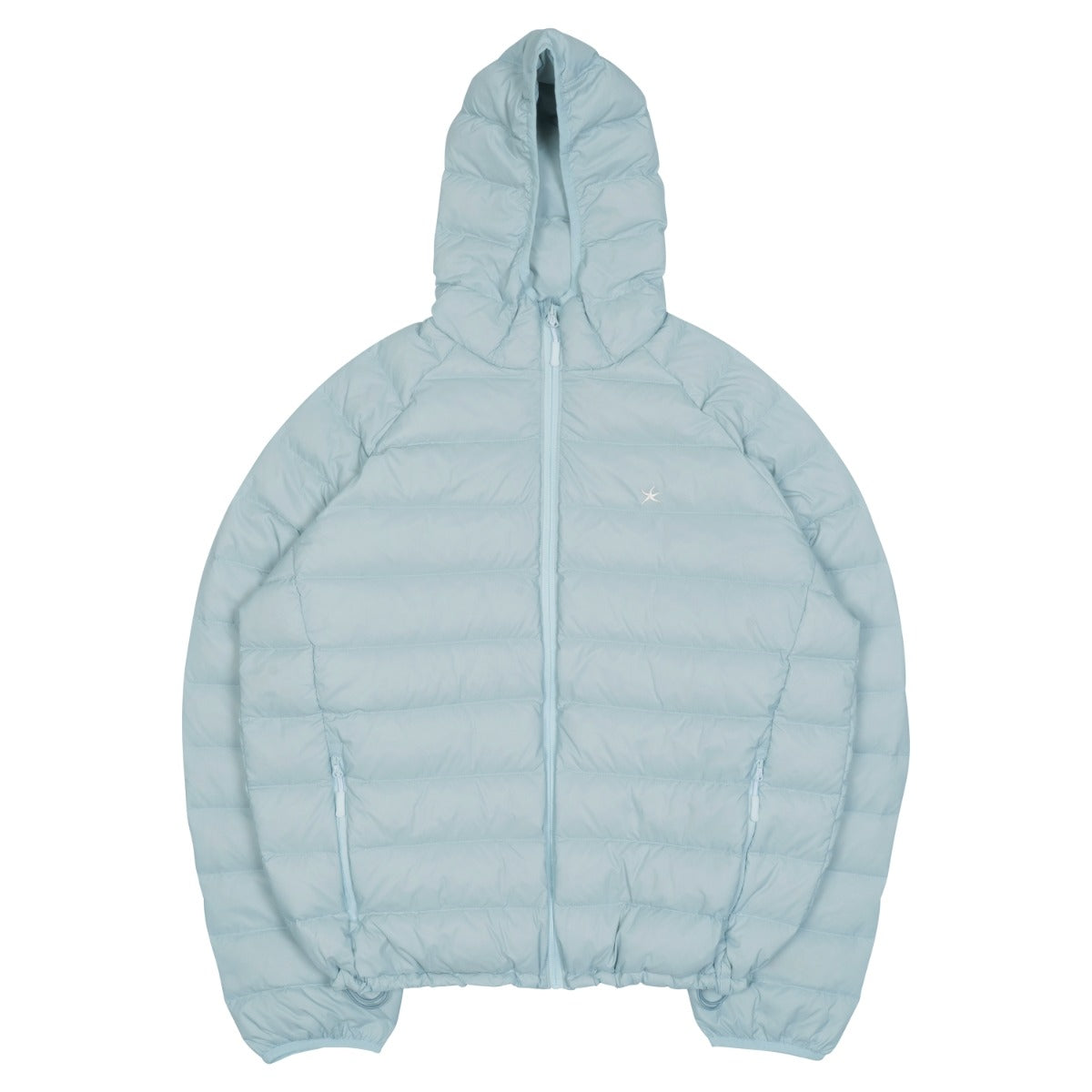 TCM mini logo raglan light puffer jacket (sky blue)