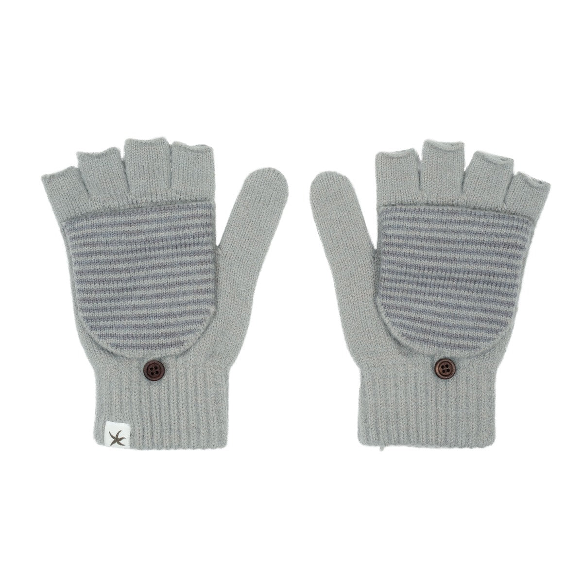 TCM stripe twofold mitten glove (grey) (11/5 예약배송)