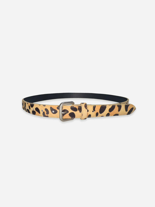 COW LEOPARD BELT