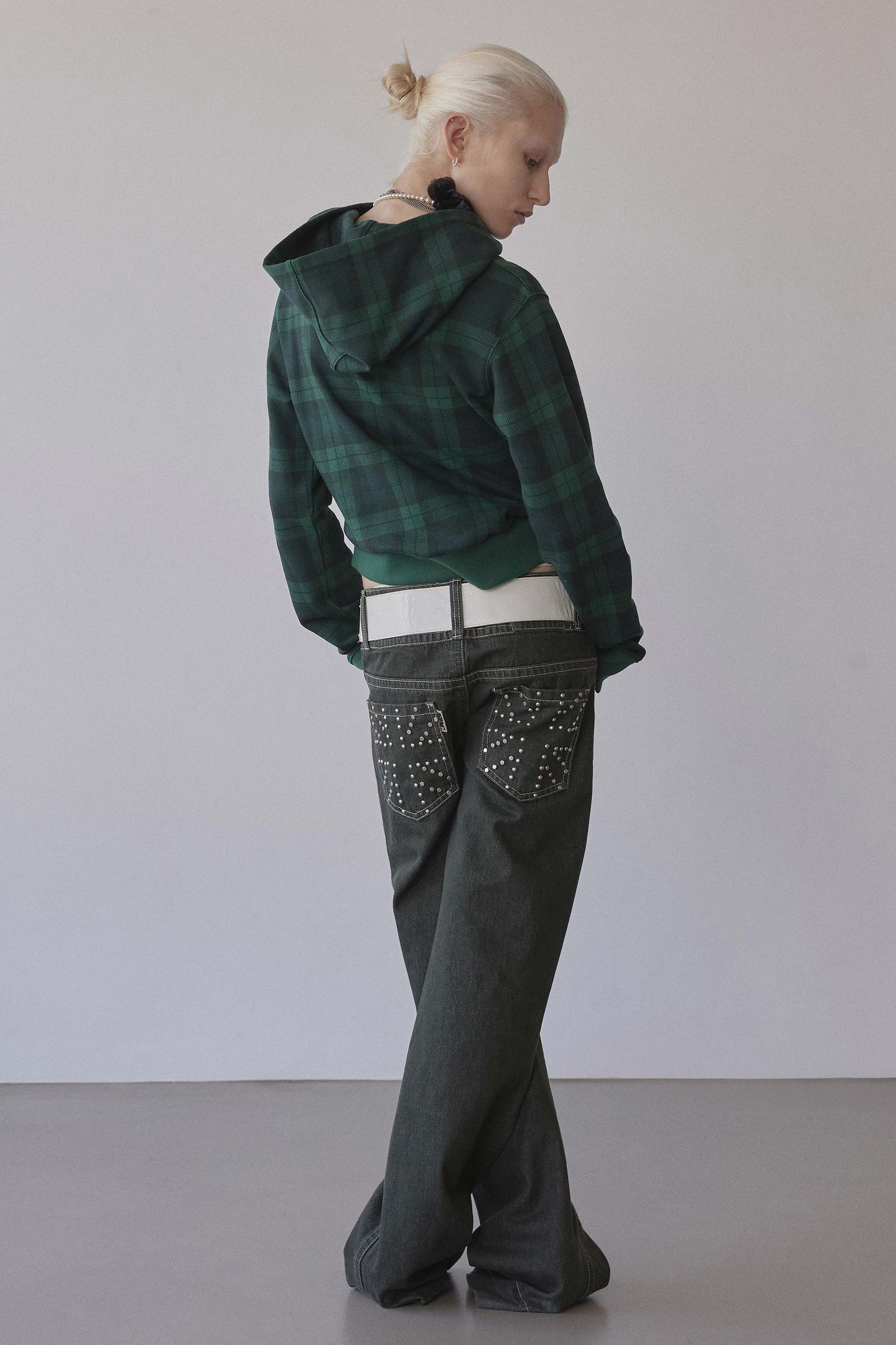 Union Jack Engineered Denim Indigo Gray