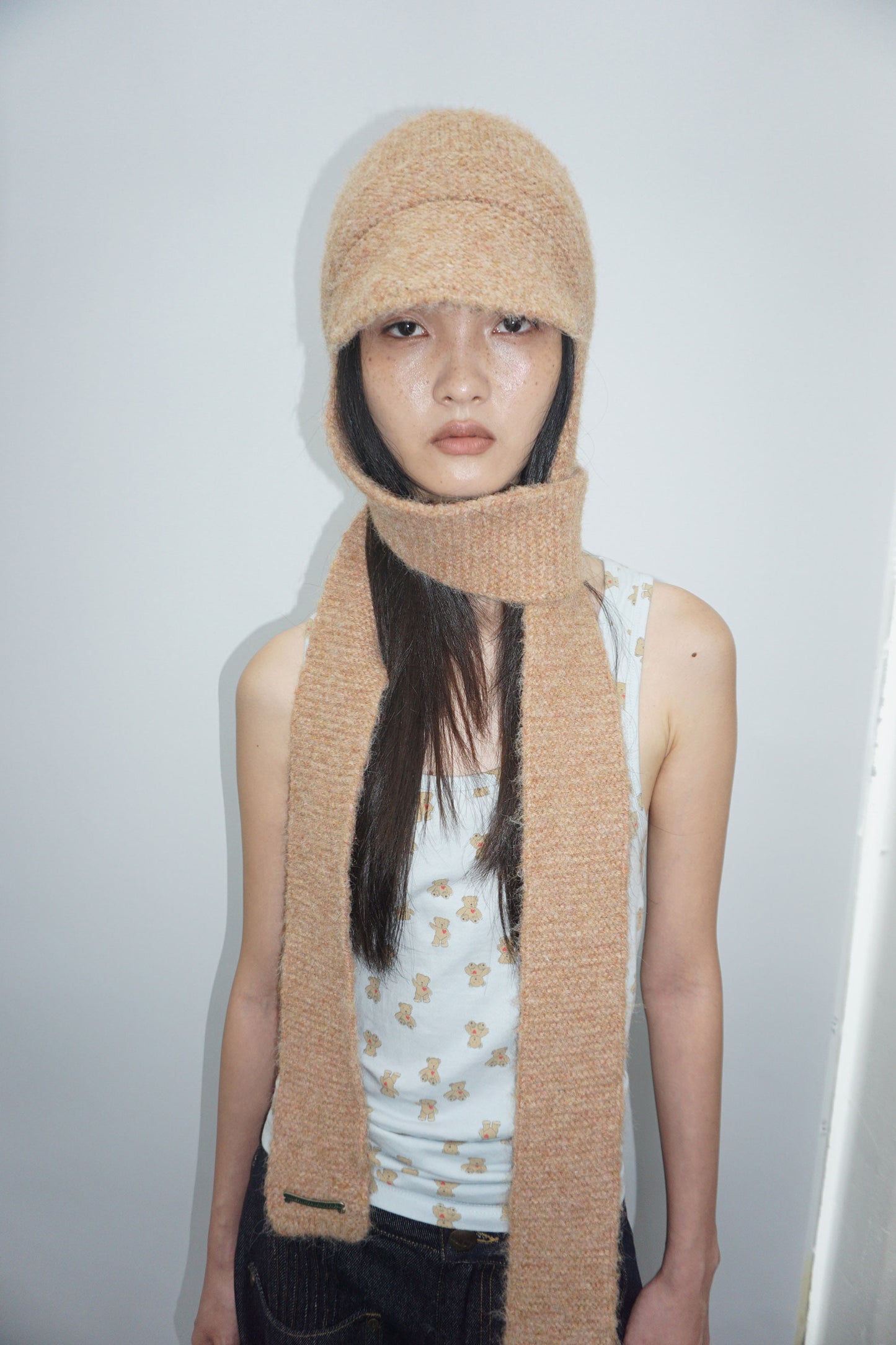 Flap Tail Beanie Cinnamon