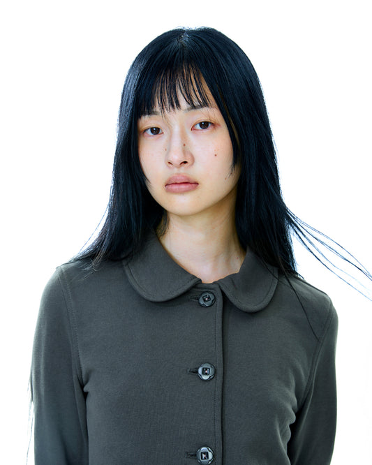 COZY SWEAT JACKET CHARCOAL