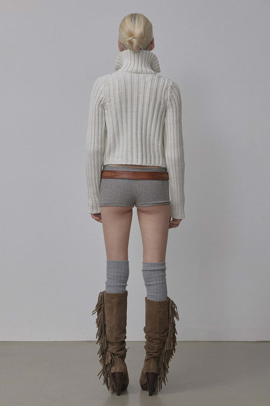 Two Way Cable Cardigan Ivory