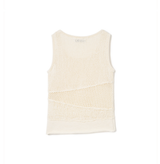 MIXED KNIT SLEEVES / 2 COLOR