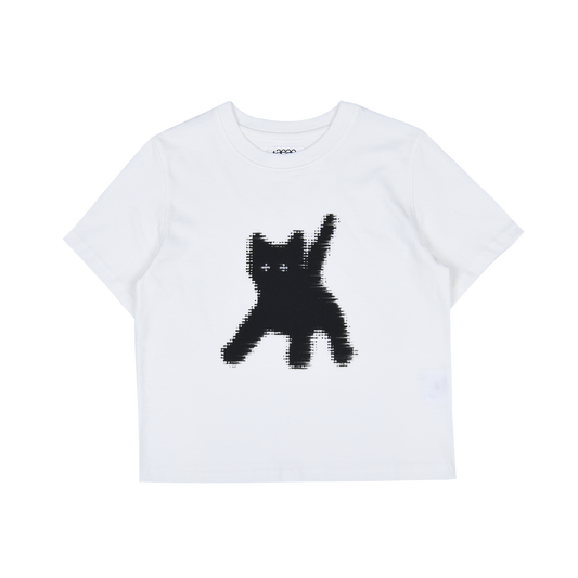 FLASHED CATS EYE CROP T-SHIRTS / 6 Color