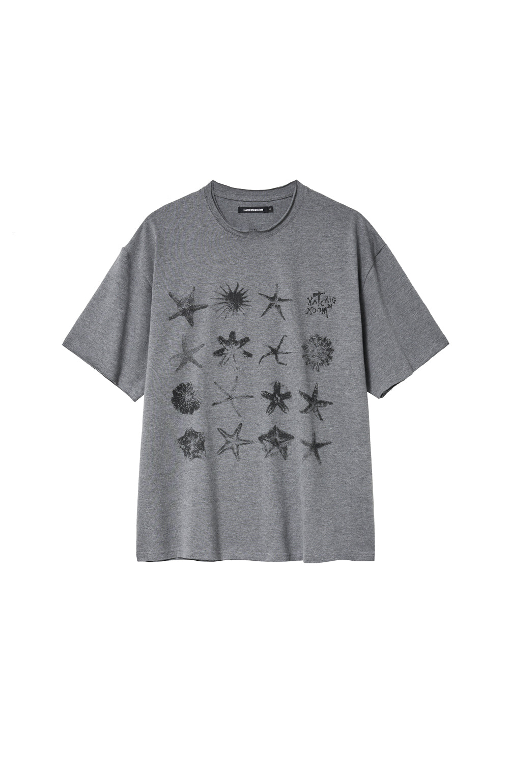 Starfish Tee Dark M.Grey