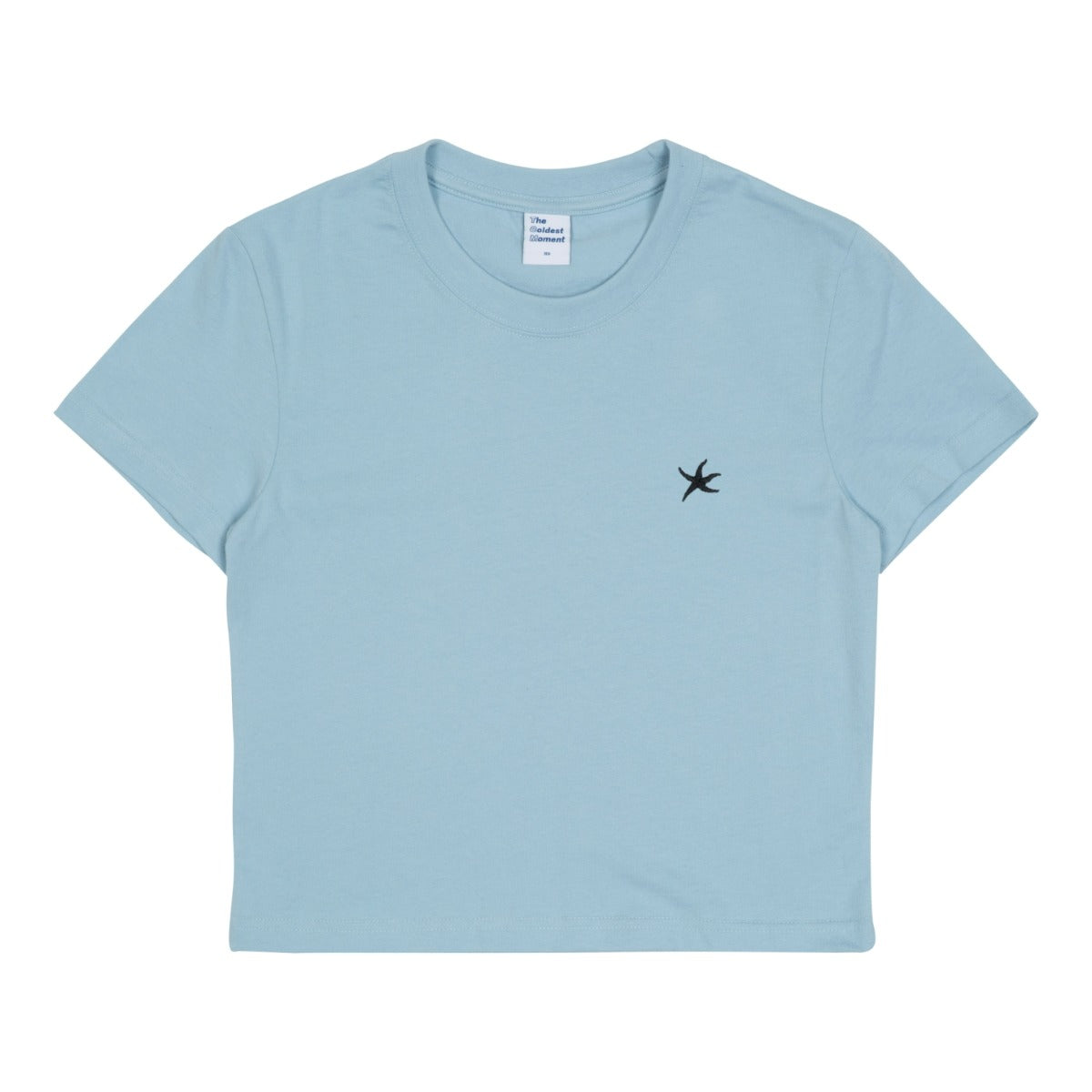 (w) TCM mini logo crop T (sky blue)