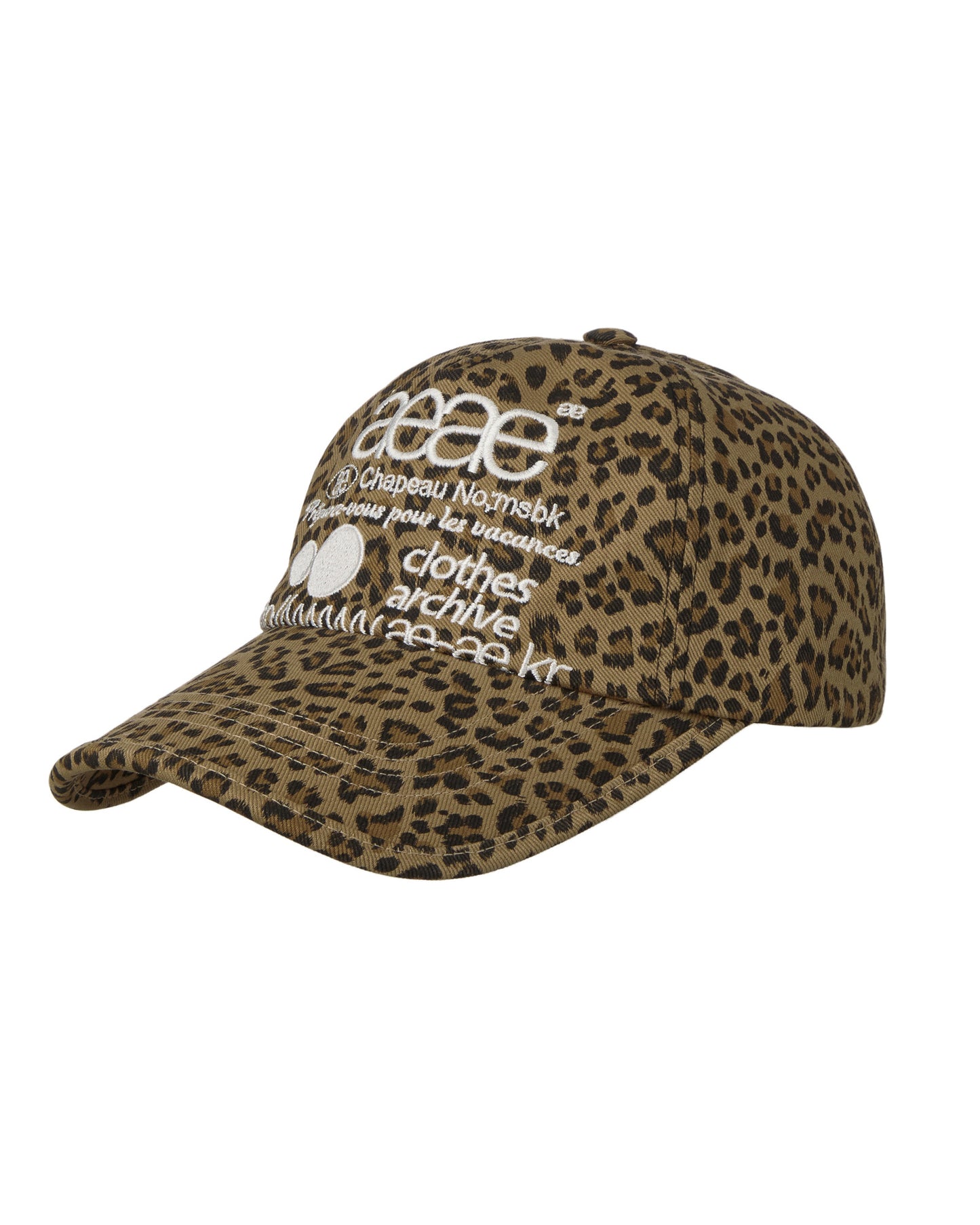 WEB LOGO LEOPARD CAP / 2 Color