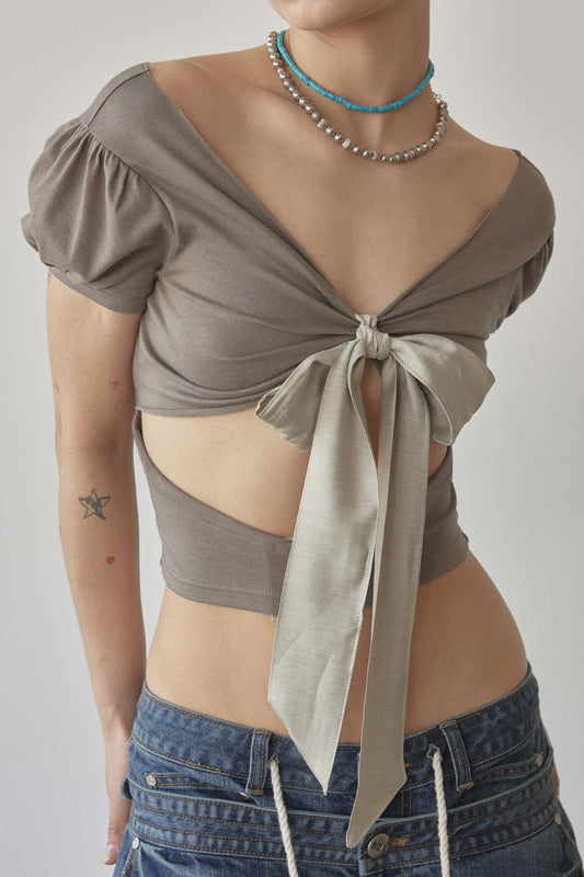 Princess 2way Tee Mocha