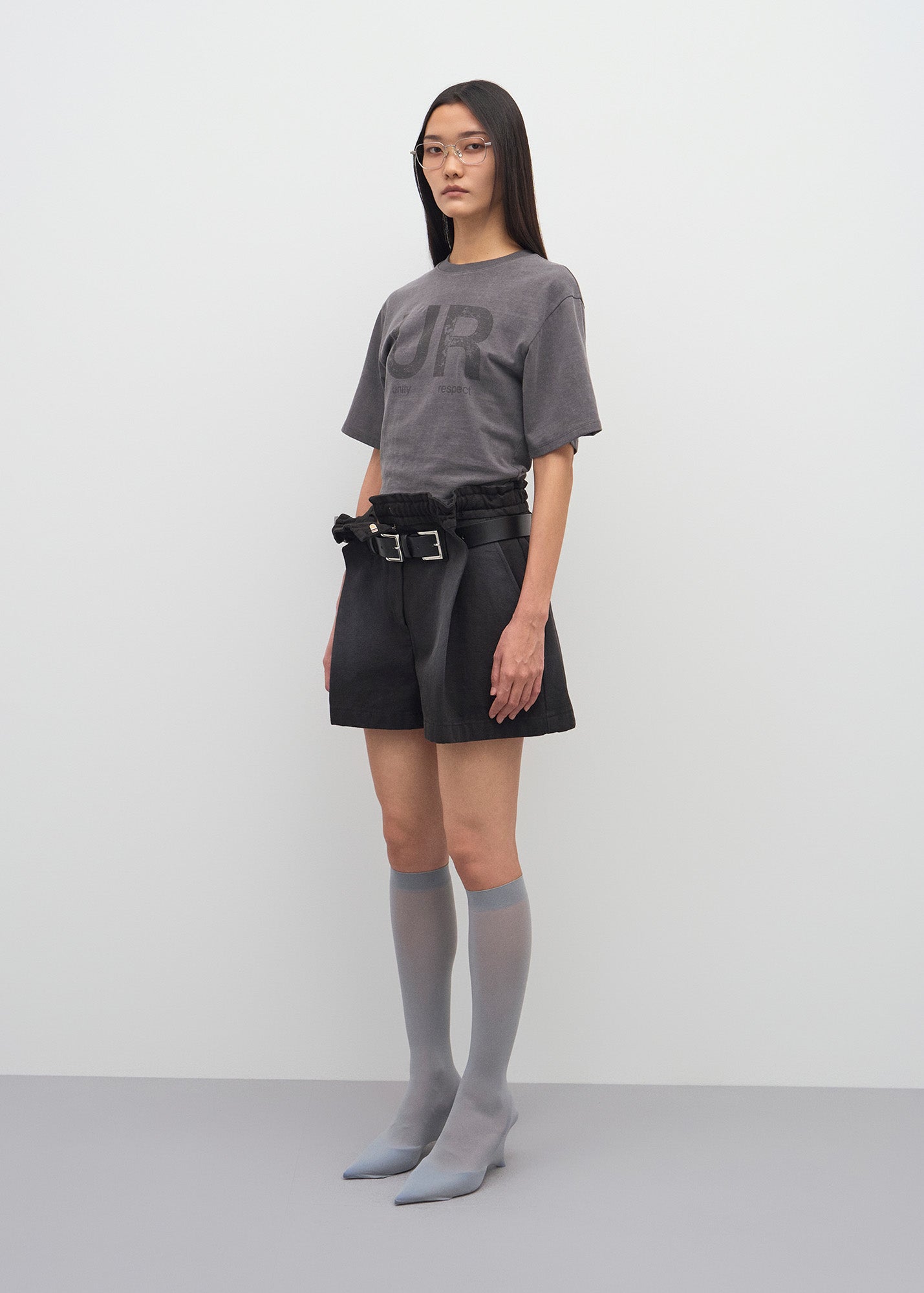 PRINTED CROPPED T-SHIRTS / 2 Color