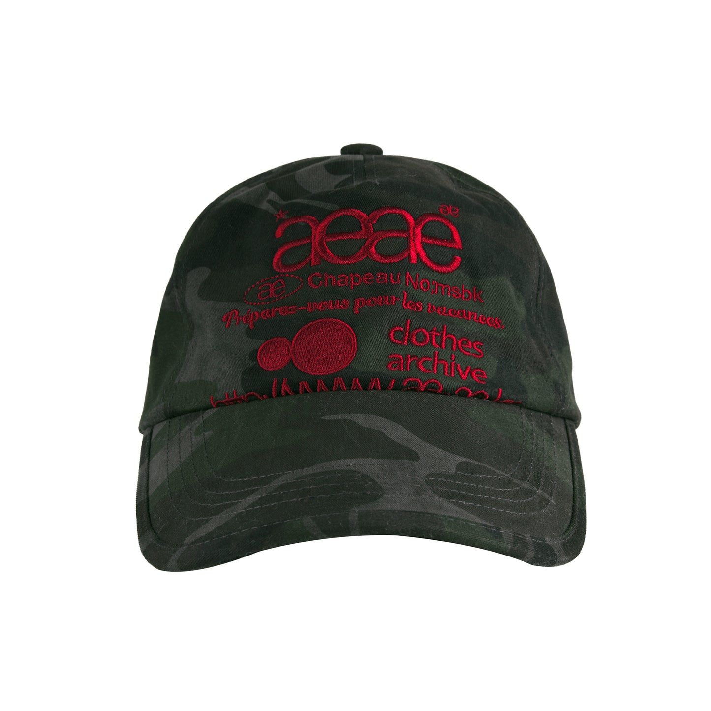 WEB LOGO CAMO 5 PANNEL CAP / 2 Color
