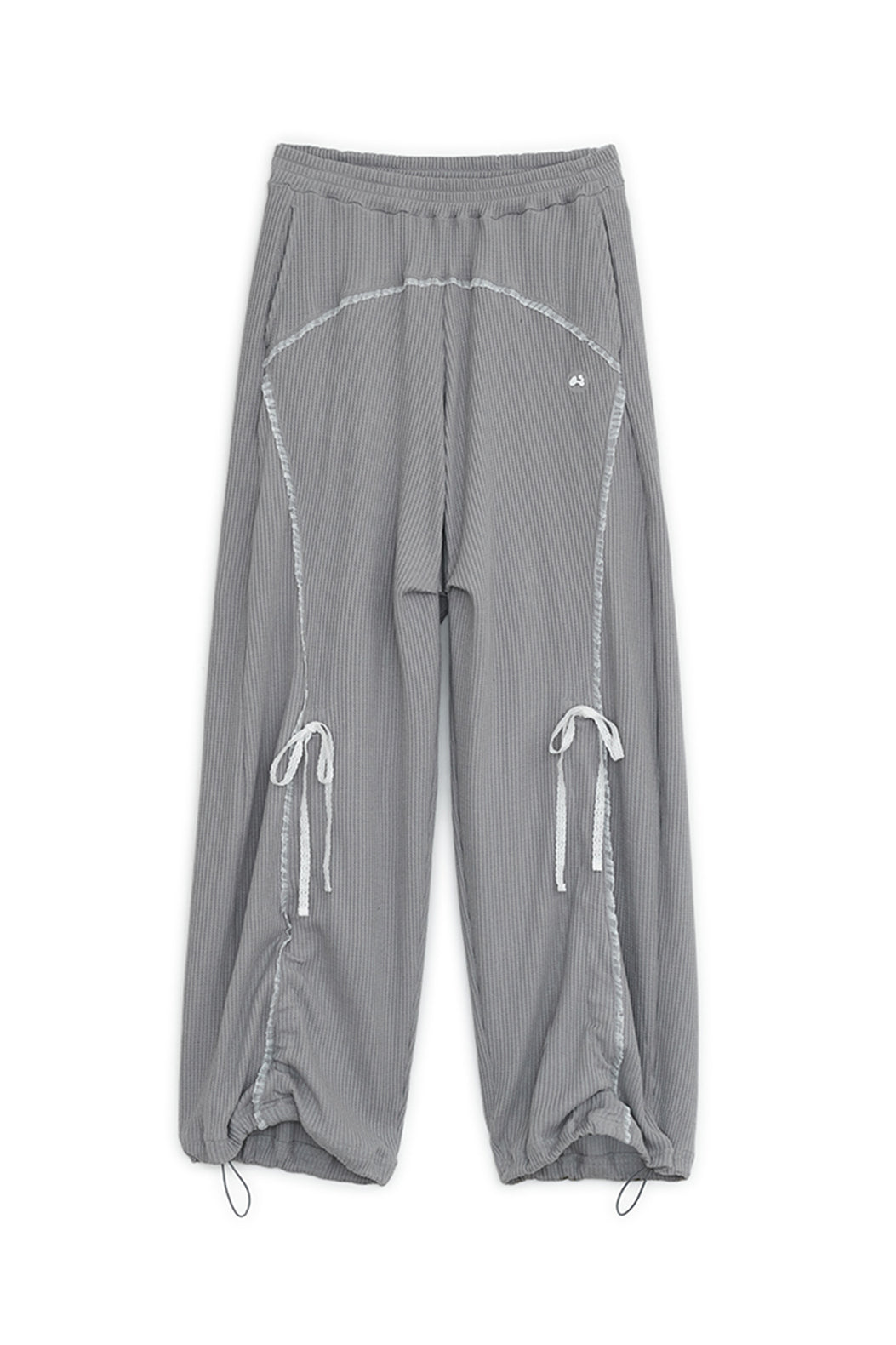 Lace jogger pants (Gray)
