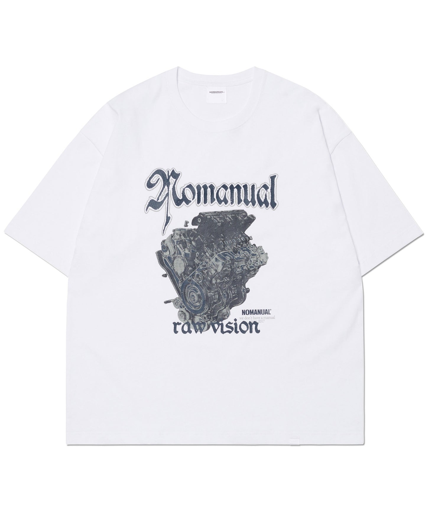 NM ENGINE T-SHIRT - WHITE