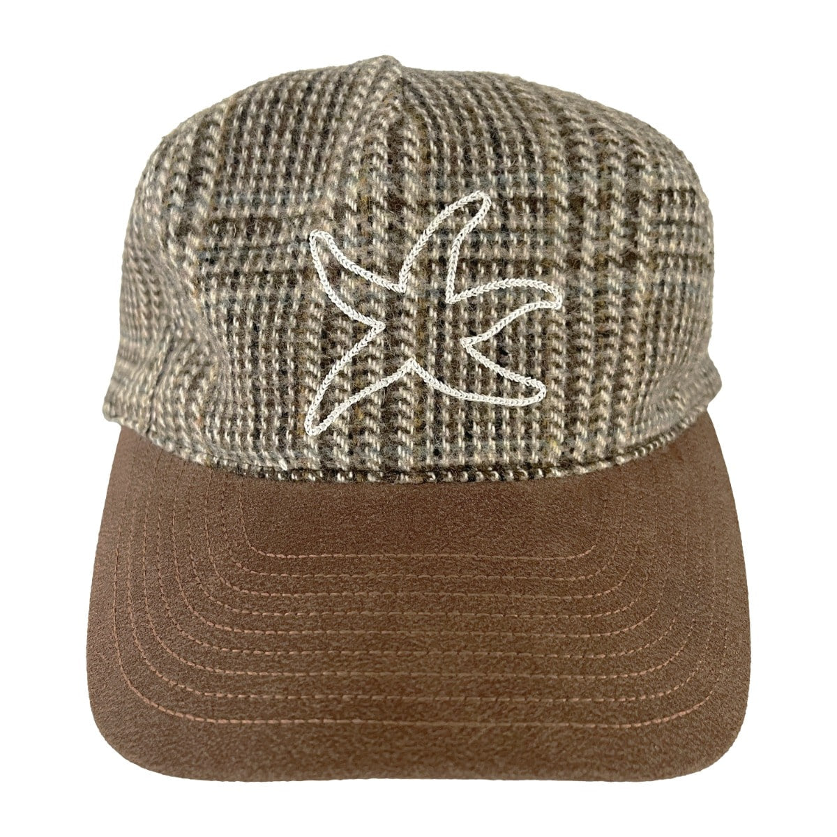 TCM knit logo cap (brown)