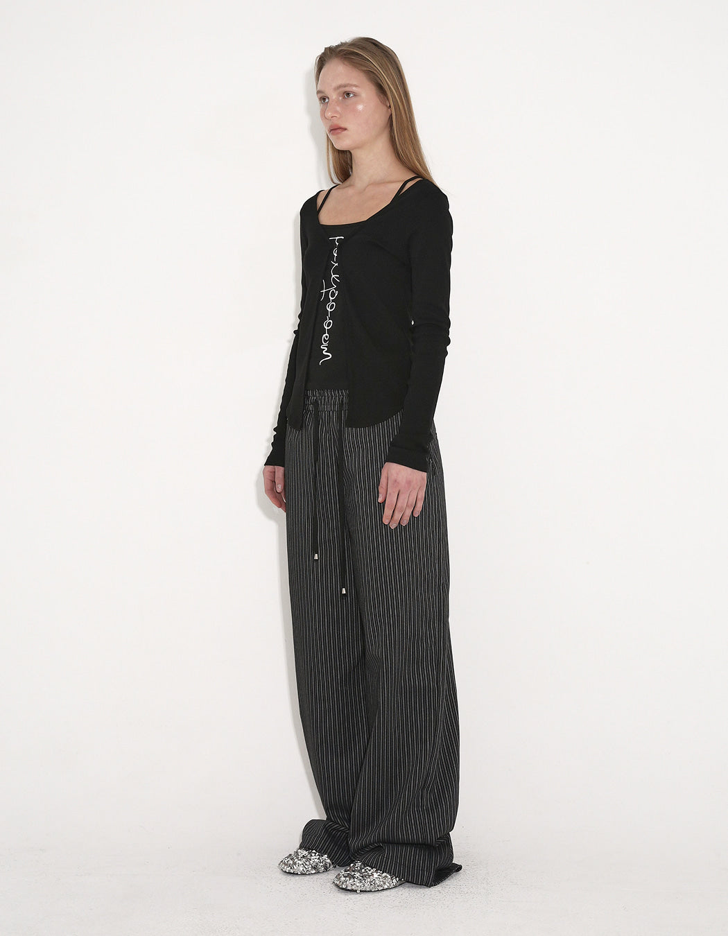 POLYSOOEM TANK & CARDIGAN / 3 COLOR