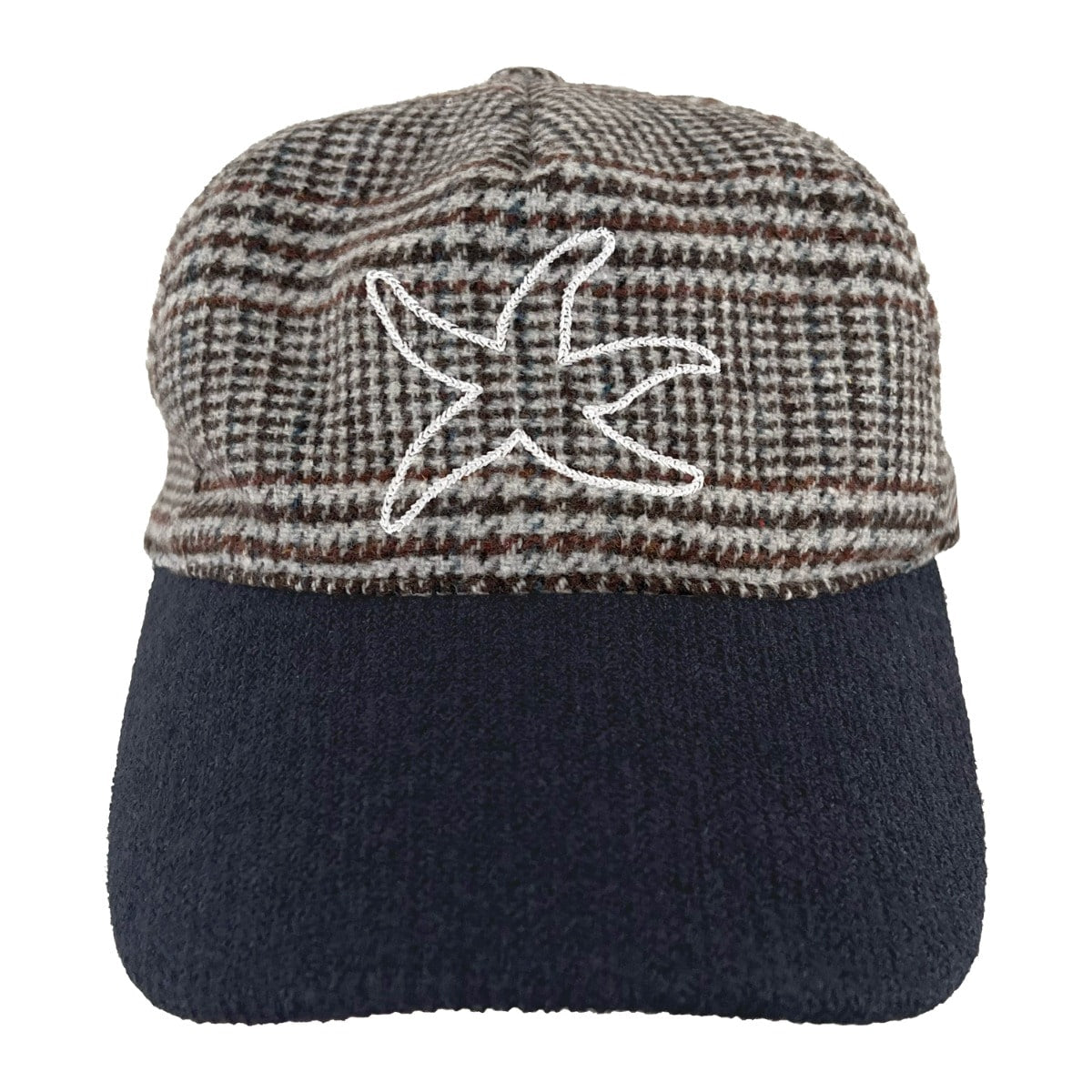 TCM knit logo cap (navy)