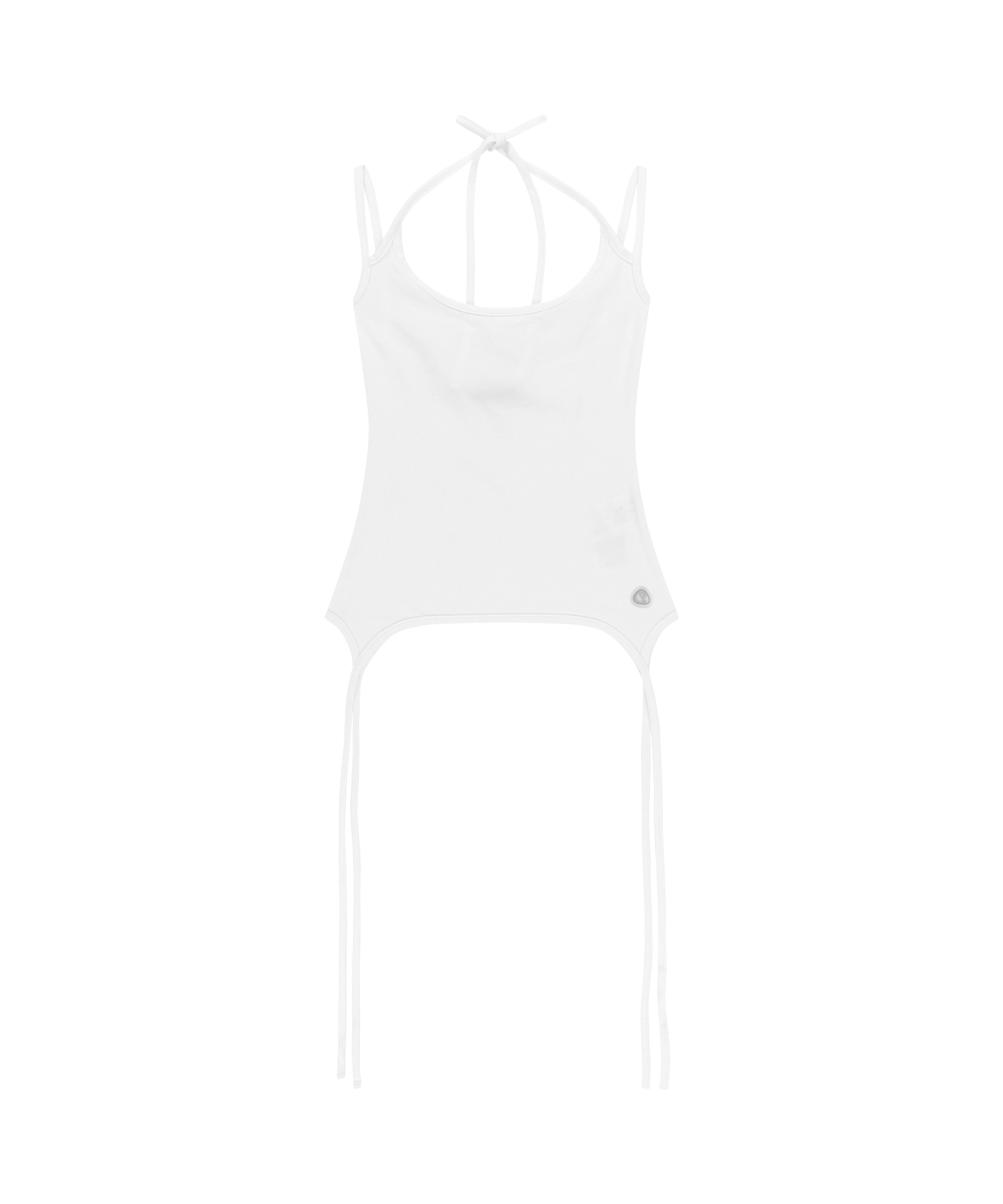HALTER STRAP SLEEVELESS WHITE