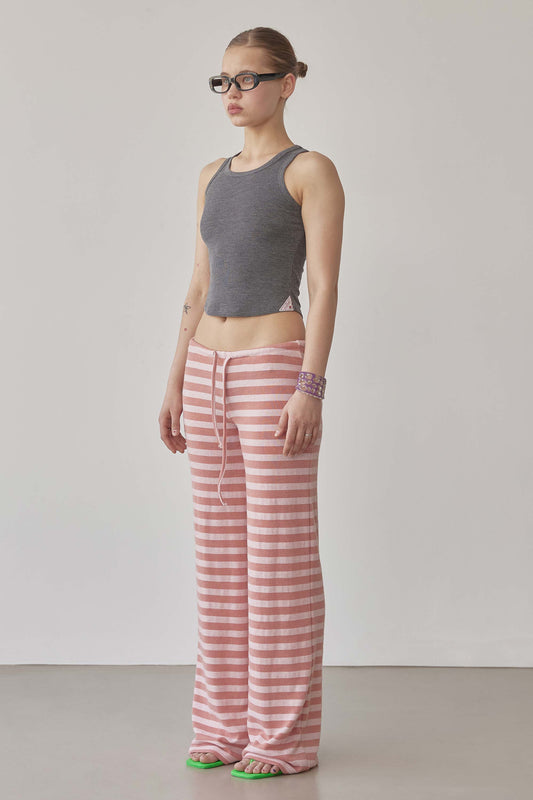 The Day Dreamers Rib Tank Top Charcoal