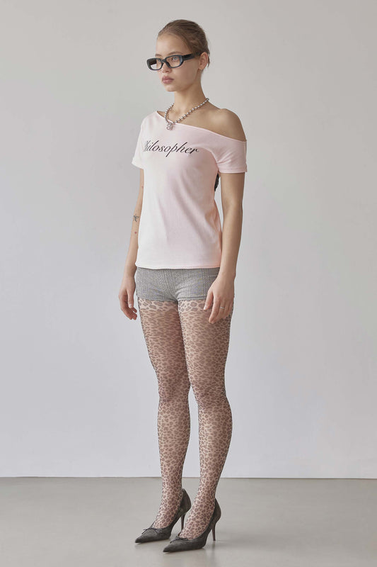 Hook Me Up Layered Tee Pale Pink