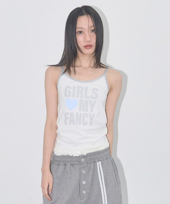 GIRLS MY FANCY SLEEVELESS (GRAY)