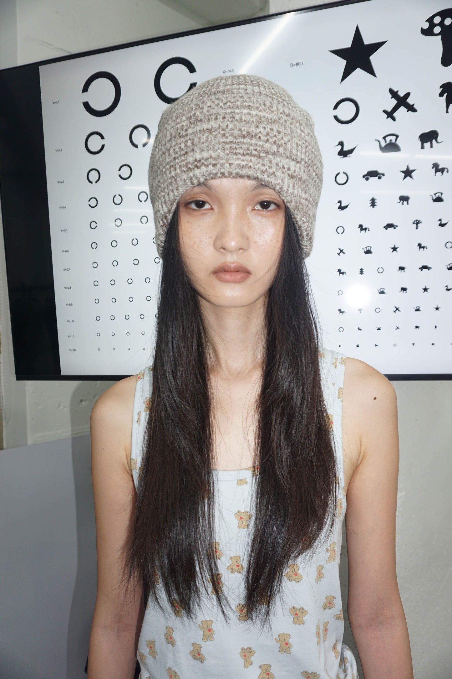 Cozy Earflap Beanie Multi Brown