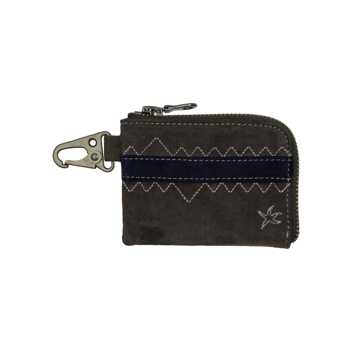 TCM starfish zigzag card wallet (charcoal)