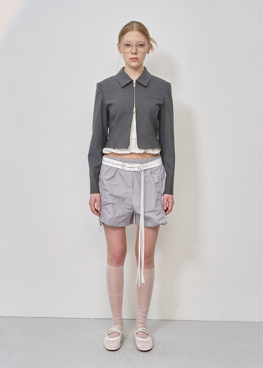 SUMMER WOOL SHORT JACKET