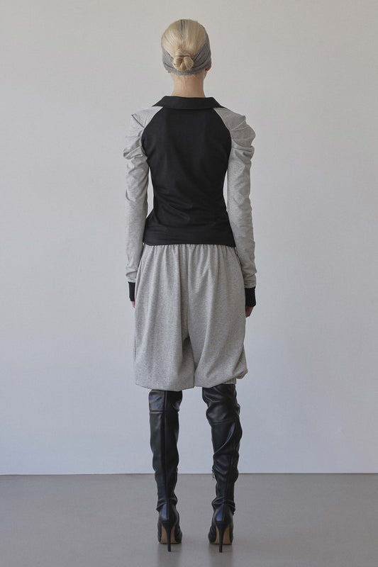 Good Girl Collar Tee Black