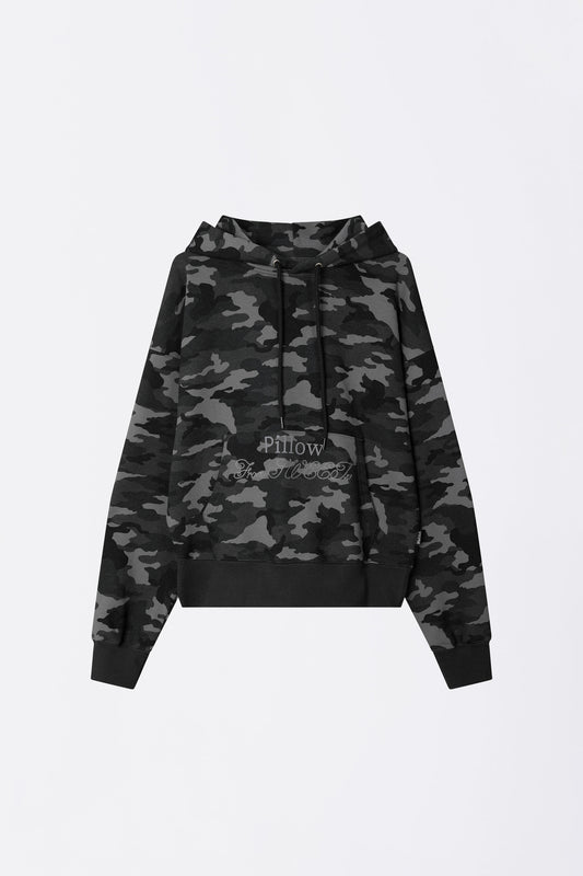 Sweets Belly Camo Hoodie Charcoal