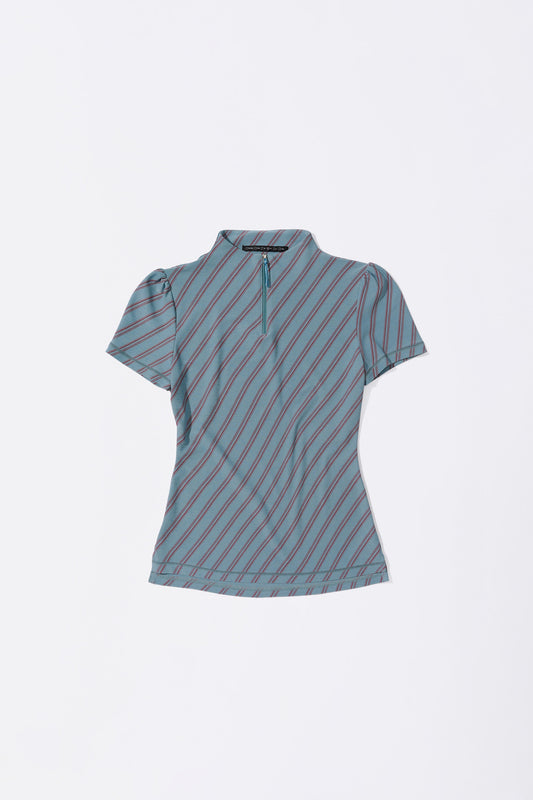 Stripe Jersey Top Sage
