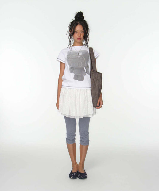 REVERSIBLE CHECK DENIM BAG BROWN