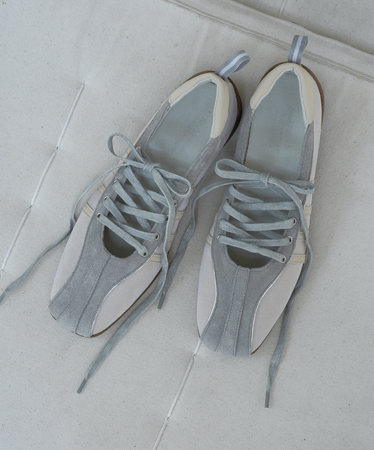 BLISS LACEUP SNEAKERS(COW SUEDE) / 4 COLOR