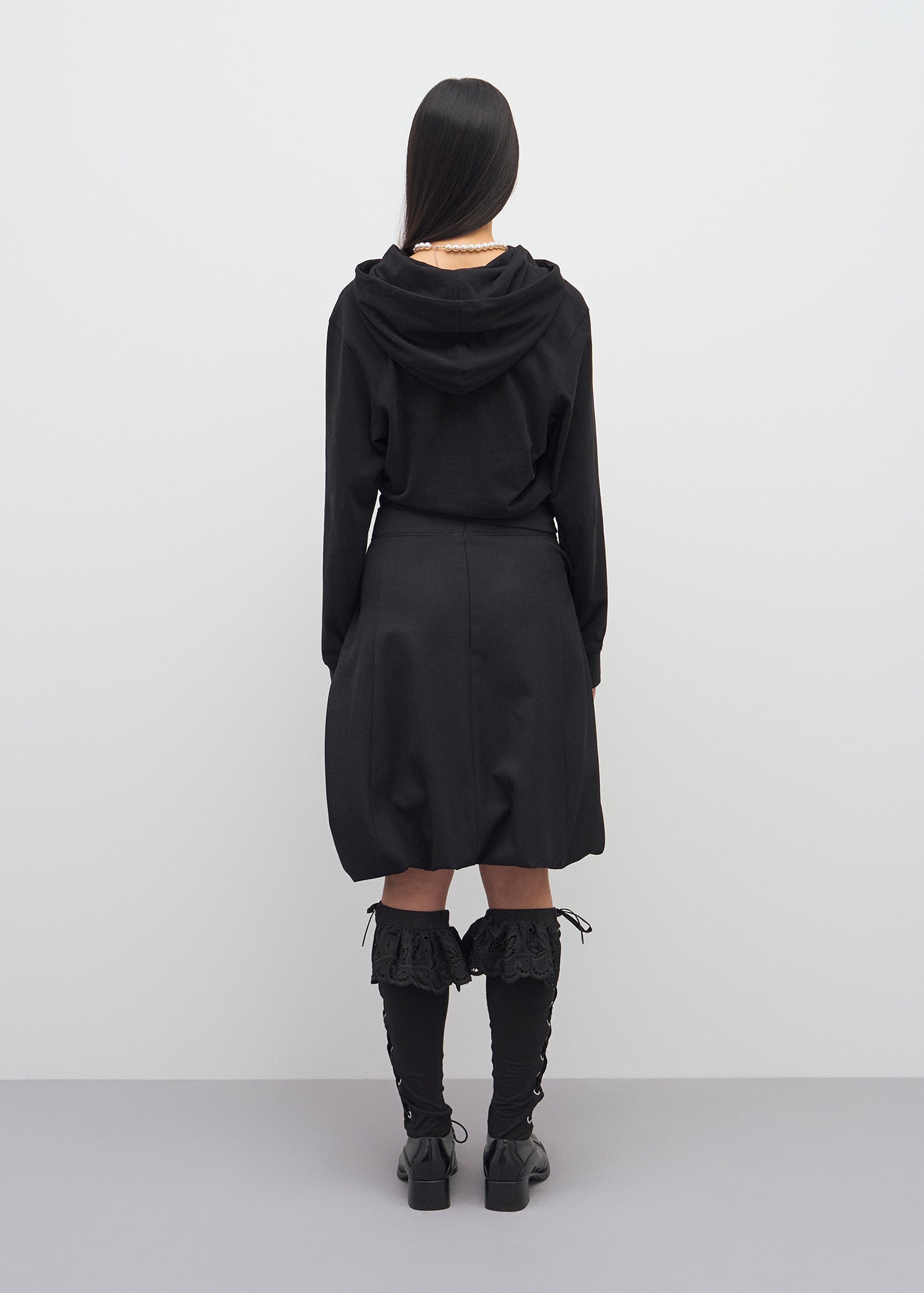 SEAM DETAIL SLIM HOODIE / 3 Color