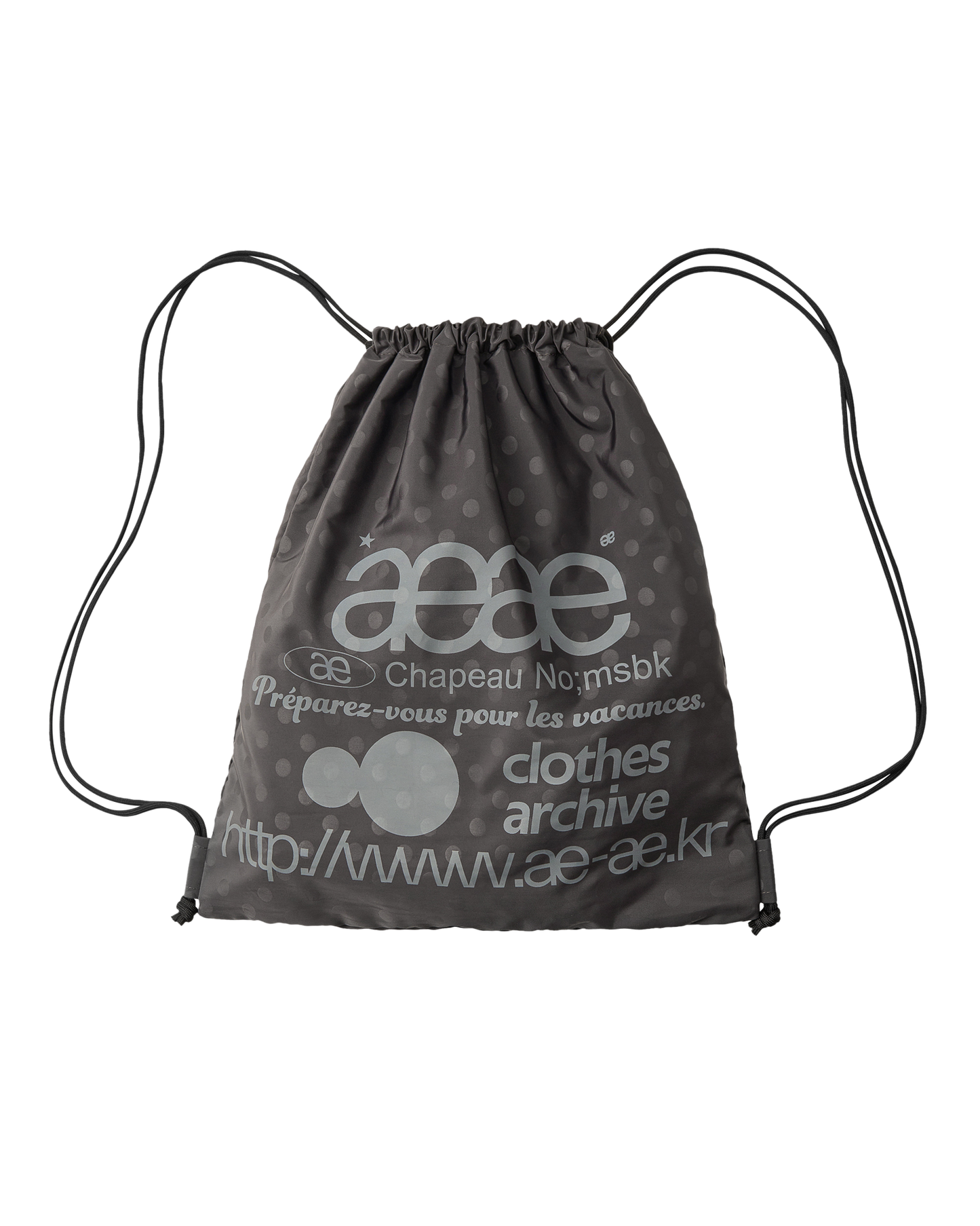 WEB LOGO DOT GYM SACK / 2 COLOR