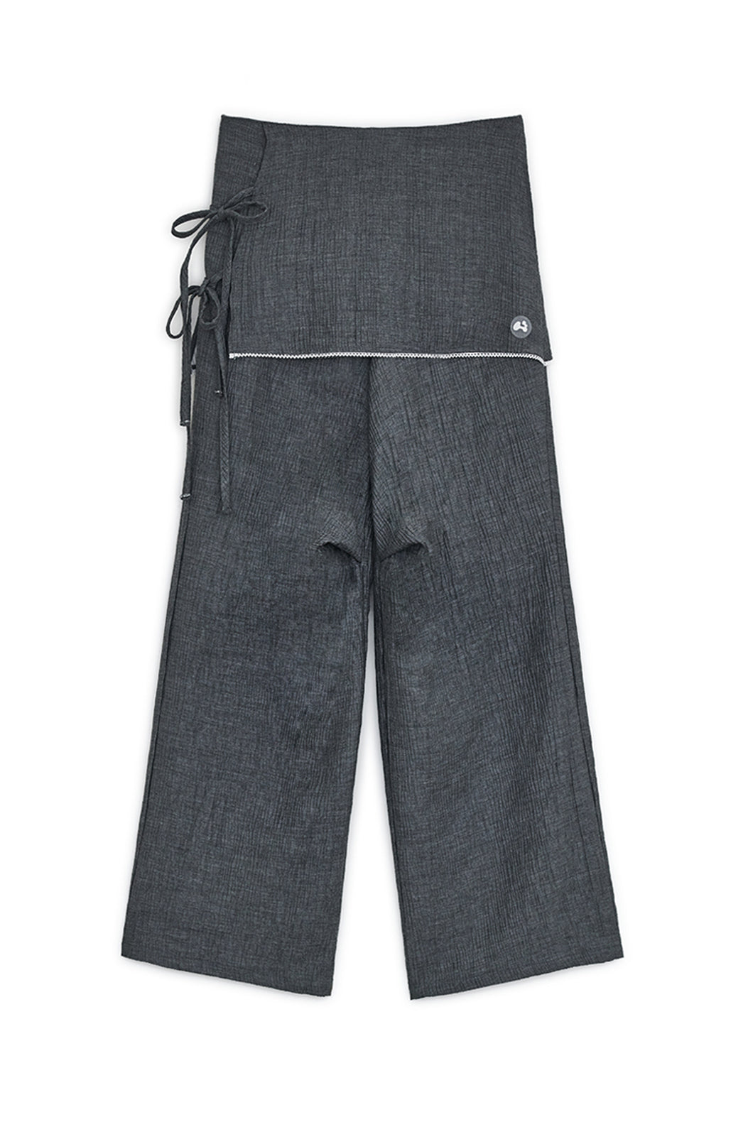 Skirt layered pants (Charcoal)