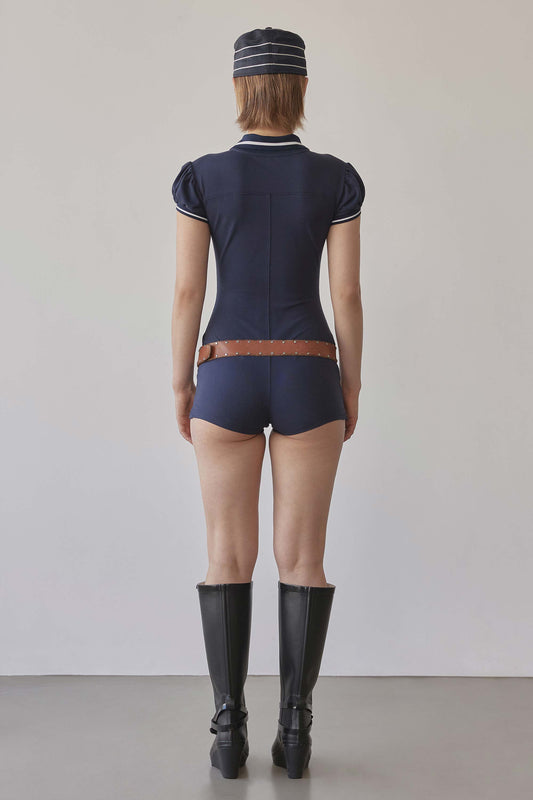 PK Classic Romper Navy