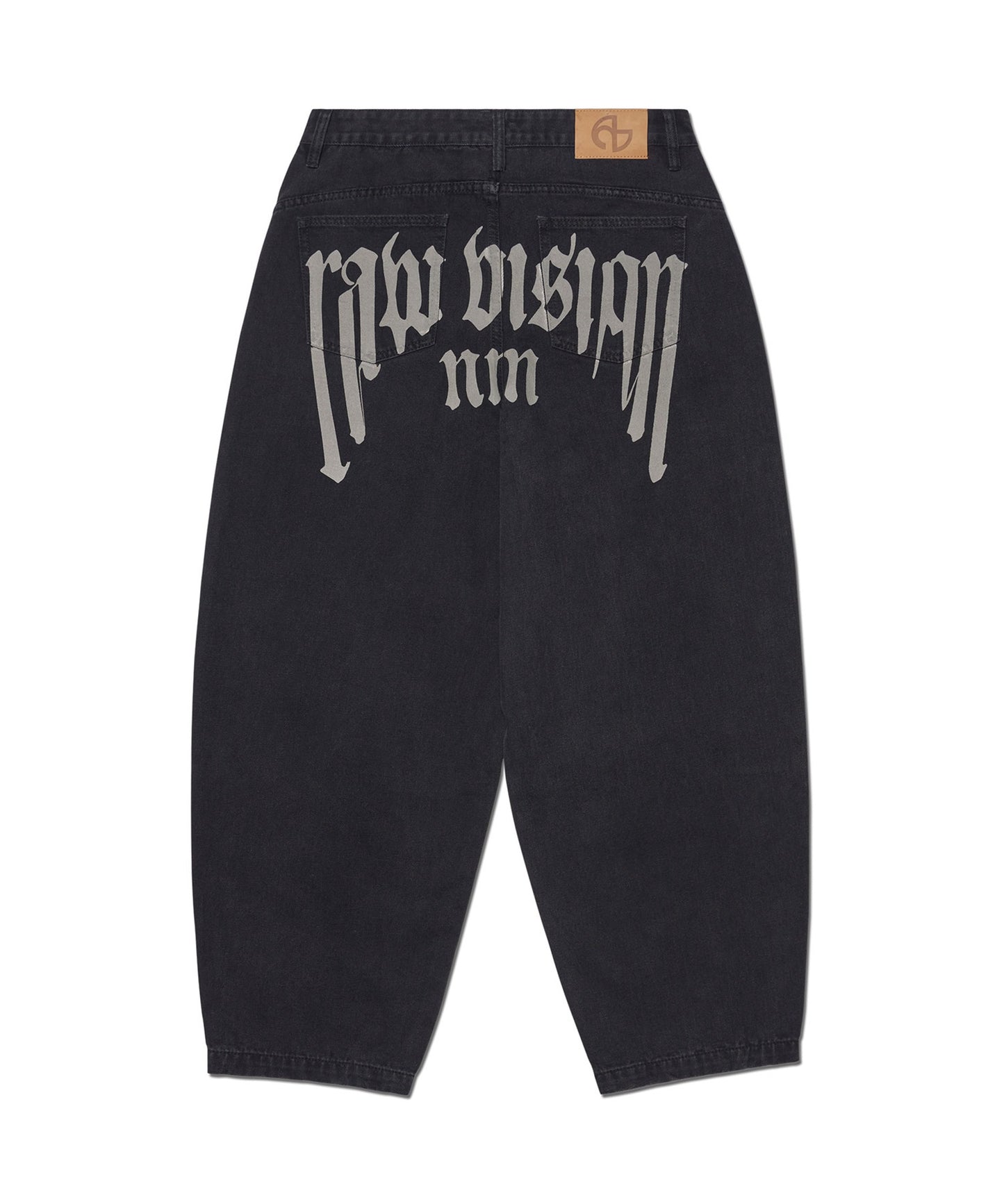 RAW VISION DENIM PANTS - WASHED BLACK