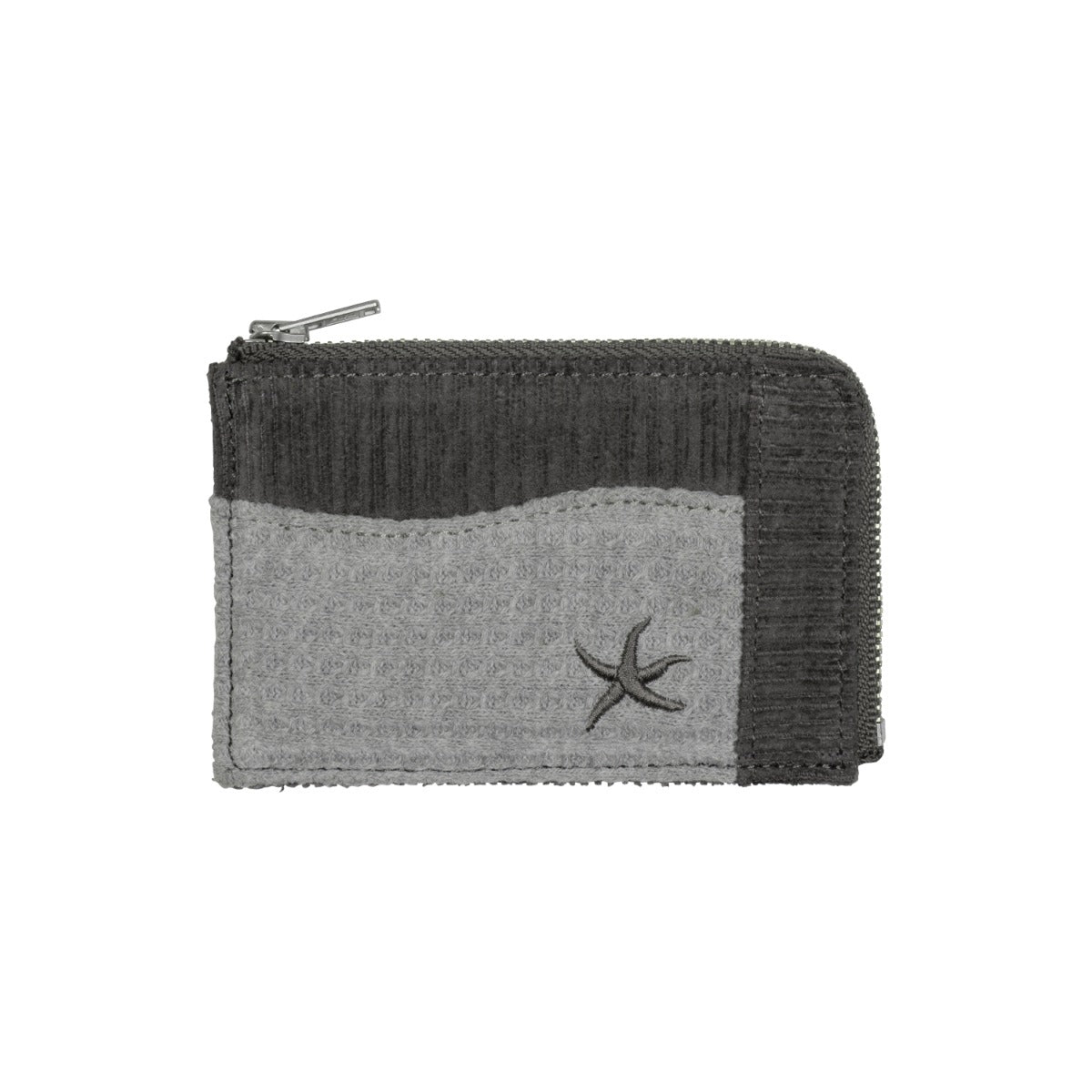 TCM waffle card wallet (charcoal)