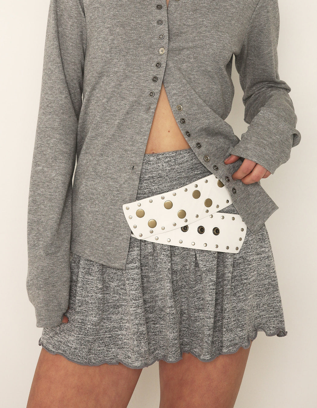 MULTI-STUDDED BELT / 3 COLOR