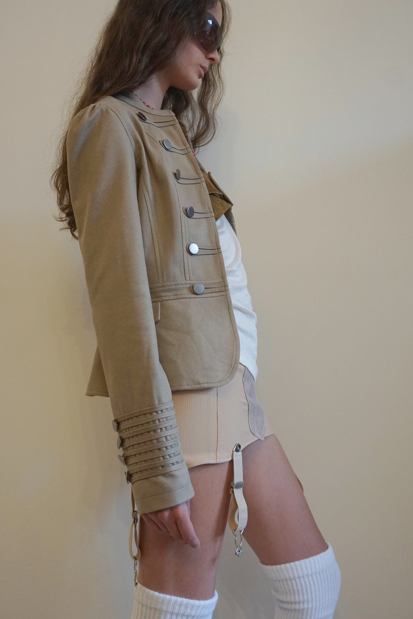 Brass Napoleon Jacket Beige