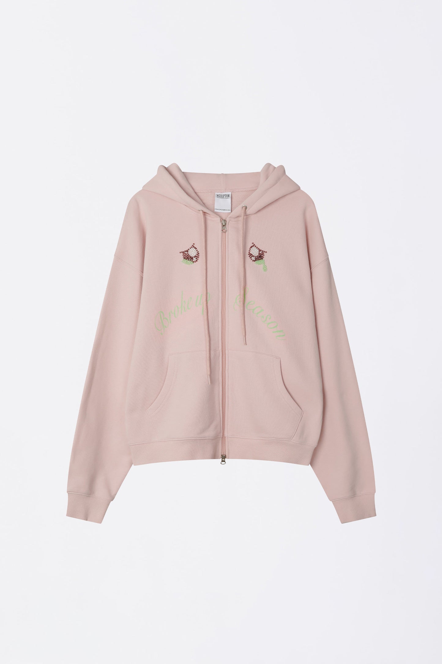 My Go To Hoodie Zip-Up Baby Pink