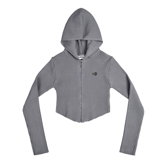 SYMBOL LOGO KNIT HOODIE ZIP-UP / 2 Color