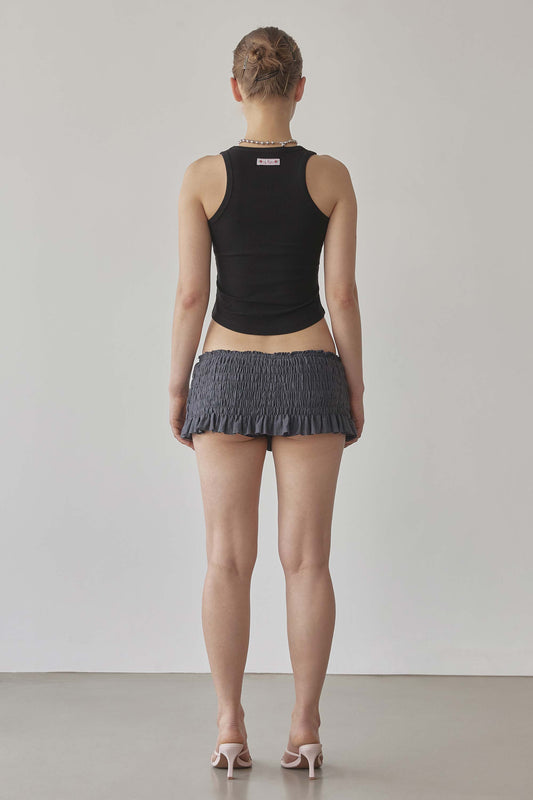 The Day Dreamers Rib Tank Top Black