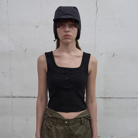 DOUBLE LAYERED TANK TOP / 3 Colour