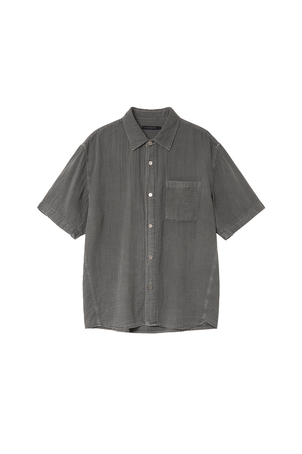Loosed Shirt Double Face Charcoal